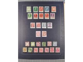 1859/1975 (ca.), postfrische/ungebrauchte und gestempelte Themensammlung “Der imperialistische Weltkrieg 1914/18”, inkl. Kolo