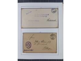 1859/1975 (ca.), postfrische/ungebrauchte und gestempelte Themensammlung “Der imperialistische Weltkrieg 1914/18”, inkl. Kolo