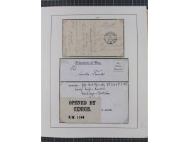 1859/1975 (ca.), postfrische/ungebrauchte und gestempelte Themensammlung “Der imperialistische Weltkrieg 1914/18”, inkl. Kolo