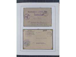 1859/1975 (ca.), postfrische/ungebrauchte und gestempelte Themensammlung “Der imperialistische Weltkrieg 1914/18”, inkl. Kolo