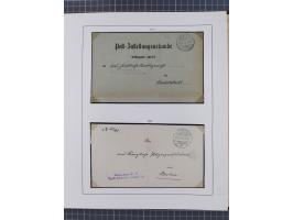 1859/1975 (ca.), postfrische/ungebrauchte und gestempelte Themensammlung “Der imperialistische Weltkrieg 1914/18”, inkl. Kolo