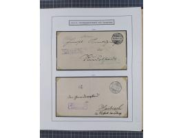 1859/1975 (ca.), postfrische/ungebrauchte und gestempelte Themensammlung “Der imperialistische Weltkrieg 1914/18”, inkl. Kolo