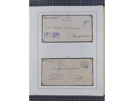 1859/1975 (ca.), postfrische/ungebrauchte und gestempelte Themensammlung “Der imperialistische Weltkrieg 1914/18”, inkl. Kolo