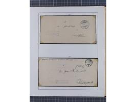 1859/1975 (ca.), postfrische/ungebrauchte und gestempelte Themensammlung “Der imperialistische Weltkrieg 1914/18”, inkl. Kolo