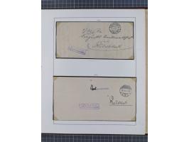 1859/1975 (ca.), postfrische/ungebrauchte und gestempelte Themensammlung “Der imperialistische Weltkrieg 1914/18”, inkl. Kolo