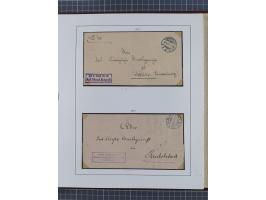 1859/1975 (ca.), postfrische/ungebrauchte und gestempelte Themensammlung “Der imperialistische Weltkrieg 1914/18”, inkl. Kolo