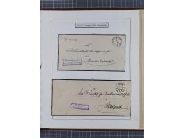 1859/1975 (ca.), postfrische/ungebrauchte und gestempelte Themensammlung “Der imperialistische Weltkrieg 1914/18”, inkl. Kolo