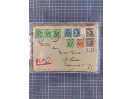 1859/1975 (ca.), postfrische/ungebrauchte und gestempelte Themensammlung “Der imperialistische Weltkrieg 1914/18”, inkl. Kolo