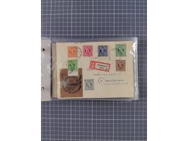 1859/1975 (ca.), postfrische/ungebrauchte und gestempelte Themensammlung “Der imperialistische Weltkrieg 1914/18”, inkl. Kolo