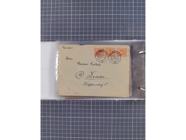 1859/1975 (ca.), postfrische/ungebrauchte und gestempelte Themensammlung “Der imperialistische Weltkrieg 1914/18”, inkl. Kolo