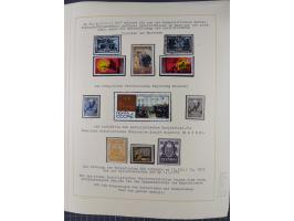 1859/1975 (ca.), postfrische/ungebrauchte und gestempelte Themensammlung “Der imperialistische Weltkrieg 1914/18”, inkl. Kolo