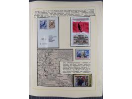 1859/1975 (ca.), postfrische/ungebrauchte und gestempelte Themensammlung “Der imperialistische Weltkrieg 1914/18”, inkl. Kolo