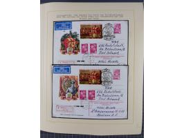 1859/1975 (ca.), postfrische/ungebrauchte und gestempelte Themensammlung “Der imperialistische Weltkrieg 1914/18”, inkl. Kolo