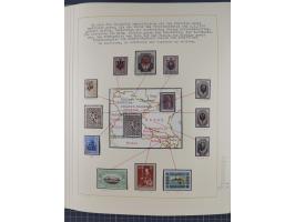 1859/1975 (ca.), postfrische/ungebrauchte und gestempelte Themensammlung “Der imperialistische Weltkrieg 1914/18”, inkl. Kolo