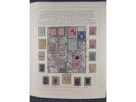 1859/1975 (ca.), postfrische/ungebrauchte und gestempelte Themensammlung “Der imperialistische Weltkrieg 1914/18”, inkl. Kolo