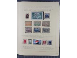 1859/1975 (ca.), postfrische/ungebrauchte und gestempelte Themensammlung “Der imperialistische Weltkrieg 1914/18”, inkl. Kolo