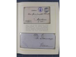 1859/1975 (ca.), postfrische/ungebrauchte und gestempelte Themensammlung “Der imperialistische Weltkrieg 1914/18”, inkl. Kolo