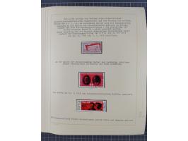 1859/1975 (ca.), postfrische/ungebrauchte und gestempelte Themensammlung “Der imperialistische Weltkrieg 1914/18”, inkl. Kolo