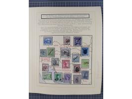 1859/1975 (ca.), postfrische/ungebrauchte und gestempelte Themensammlung “Der imperialistische Weltkrieg 1914/18”, inkl. Kolo