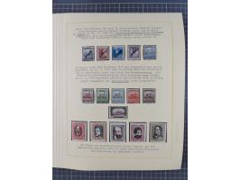 1859/1975 (ca.), postfrische/ungebrauchte und gestempelte Themensammlung “Der imperialistische Weltkrieg 1914/18”, inkl. Kolo