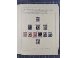 1859/1975 (ca.), postfrische/ungebrauchte und gestempelte Themensammlung “Der imperialistische Weltkrieg 1914/18”, inkl. Kolo