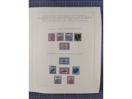 1859/1975 (ca.), postfrische/ungebrauchte und gestempelte Themensammlung “Der imperialistische Weltkrieg 1914/18”, inkl. Kolo