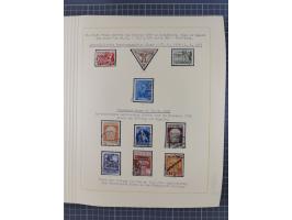 1859/1975 (ca.), postfrische/ungebrauchte und gestempelte Themensammlung “Der imperialistische Weltkrieg 1914/18”, inkl. Kolo