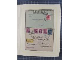 1859/1975 (ca.), postfrische/ungebrauchte und gestempelte Themensammlung “Der imperialistische Weltkrieg 1914/18”, inkl. Kolo