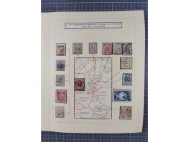 1859/1975 (ca.), postfrische/ungebrauchte und gestempelte Themensammlung “Der imperialistische Weltkrieg 1914/18”, inkl. Kolo