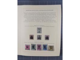 1859/1975 (ca.), postfrische/ungebrauchte und gestempelte Themensammlung “Der imperialistische Weltkrieg 1914/18”, inkl. Kolo