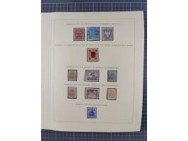 1859/1975 (ca.), postfrische/ungebrauchte und gestempelte Themensammlung “Der imperialistische Weltkrieg 1914/18”, inkl. Kolo