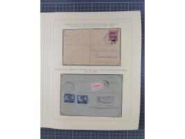 1859/1975 (ca.), postfrische/ungebrauchte und gestempelte Themensammlung “Der imperialistische Weltkrieg 1914/18”, inkl. Kolo