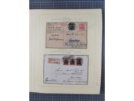 1859/1975 (ca.), postfrische/ungebrauchte und gestempelte Themensammlung “Der imperialistische Weltkrieg 1914/18”, inkl. Kolo