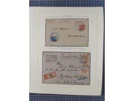 1859/1975 (ca.), postfrische/ungebrauchte und gestempelte Themensammlung “Der imperialistische Weltkrieg 1914/18”, inkl. Kolo