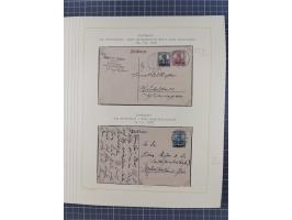 1859/1975 (ca.), postfrische/ungebrauchte und gestempelte Themensammlung “Der imperialistische Weltkrieg 1914/18”, inkl. Kolo