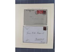 1859/1975 (ca.), postfrische/ungebrauchte und gestempelte Themensammlung “Der imperialistische Weltkrieg 1914/18”, inkl. Kolo