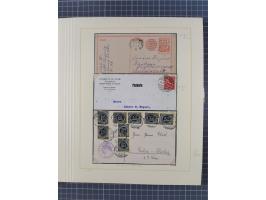 1859/1975 (ca.), postfrische/ungebrauchte und gestempelte Themensammlung “Der imperialistische Weltkrieg 1914/18”, inkl. Kolo