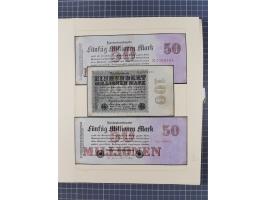 1859/1975 (ca.), postfrische/ungebrauchte und gestempelte Themensammlung “Der imperialistische Weltkrieg 1914/18”, inkl. Kolo