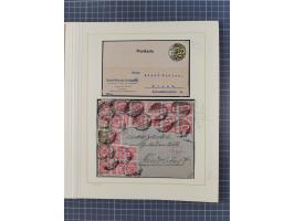 1859/1975 (ca.), postfrische/ungebrauchte und gestempelte Themensammlung “Der imperialistische Weltkrieg 1914/18”, inkl. Kolo