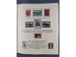 1859/1975 (ca.), postfrische/ungebrauchte und gestempelte Themensammlung “Der imperialistische Weltkrieg 1914/18”, inkl. Kolo