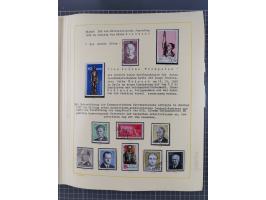 1859/1975 (ca.), postfrische/ungebrauchte und gestempelte Themensammlung “Der imperialistische Weltkrieg 1914/18”, inkl. Kolo