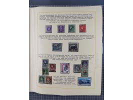 1859/1975 (ca.), postfrische/ungebrauchte und gestempelte Themensammlung “Der imperialistische Weltkrieg 1914/18”, inkl. Kolo