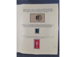 1859/1975 (ca.), postfrische/ungebrauchte und gestempelte Themensammlung “Der imperialistische Weltkrieg 1914/18”, inkl. Kolo