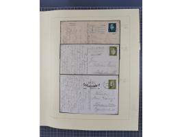 1859/1975 (ca.), postfrische/ungebrauchte und gestempelte Themensammlung “Der imperialistische Weltkrieg 1914/18”, inkl. Kolo