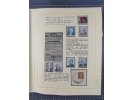 1859/1975 (ca.), postfrische/ungebrauchte und gestempelte Themensammlung “Der imperialistische Weltkrieg 1914/18”, inkl. Kolo