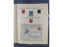 1859/1975 (ca.), postfrische/ungebrauchte und gestempelte Themensammlung “Der imperialistische Weltkrieg 1914/18”, inkl. Kolo