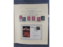 1859/1975 (ca.), postfrische/ungebrauchte und gestempelte Themensammlung “Der imperialistische Weltkrieg 1914/18”, inkl. Kolo