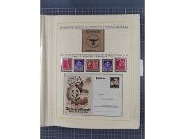 1859/1975 (ca.), postfrische/ungebrauchte und gestempelte Themensammlung “Der imperialistische Weltkrieg 1914/18”, inkl. Kolo