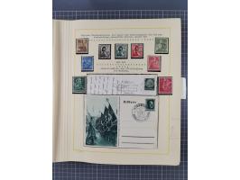 1859/1975 (ca.), postfrische/ungebrauchte und gestempelte Themensammlung “Der imperialistische Weltkrieg 1914/18”, inkl. Kolo