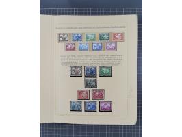 1859/1975 (ca.), postfrische/ungebrauchte und gestempelte Themensammlung “Der imperialistische Weltkrieg 1914/18”, inkl. Kolo